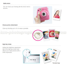 Genuine Fuji Fujifilm Instax Mini 9 Instant Camera, Five Colors, Accepts Fujifilm instax Mini Instant Film